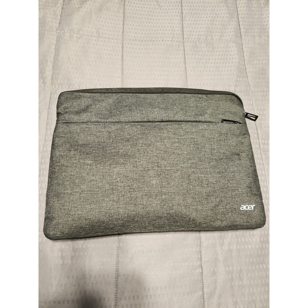 Acer Laptop Sleeve Gray Padded Zippered Carrying Bag 15.6 Inch (FVS028046)